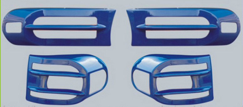 ABS Plastic LED Headlamp Cover Auto Accessories for Toyota Fj Cruiser Light Shade