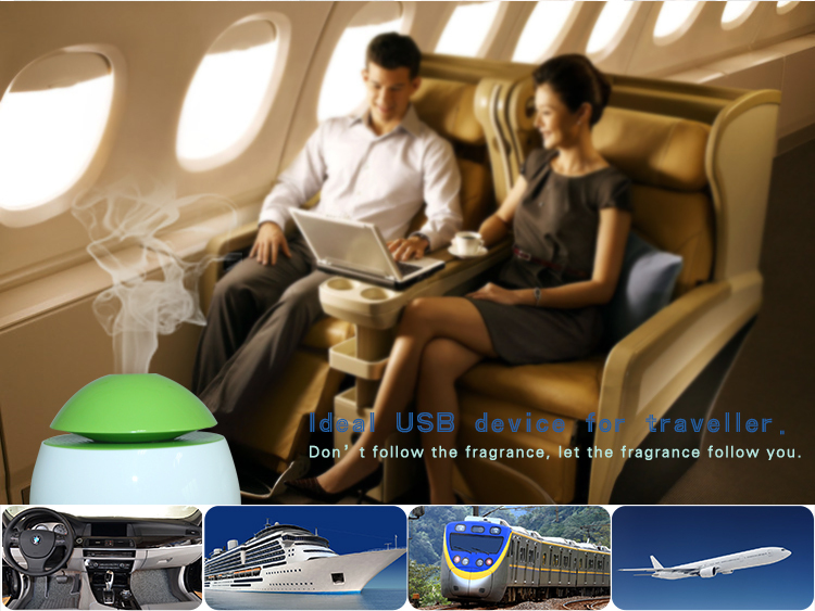 Ultrasonic 50ml Mini USB Air Humidifier With LOGO Printing