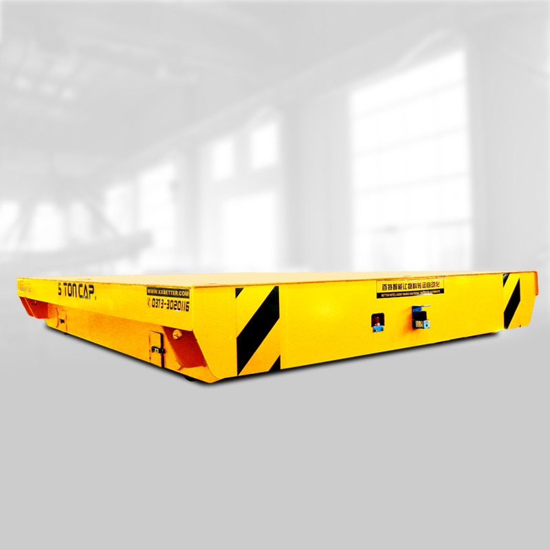 Heavy Load Steel 30t Coil Transfer Trolley Steerable Cable Device With Optional Controls