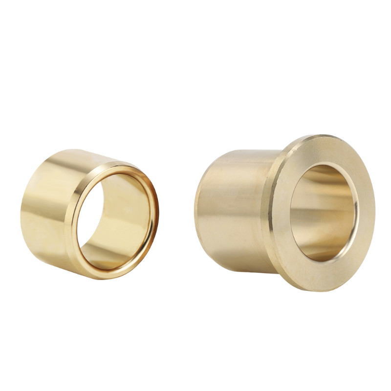 Shock Resistance Oil Lubricated Brass Bearing Bushing Up To 300.C DIN 1850/ISO4379