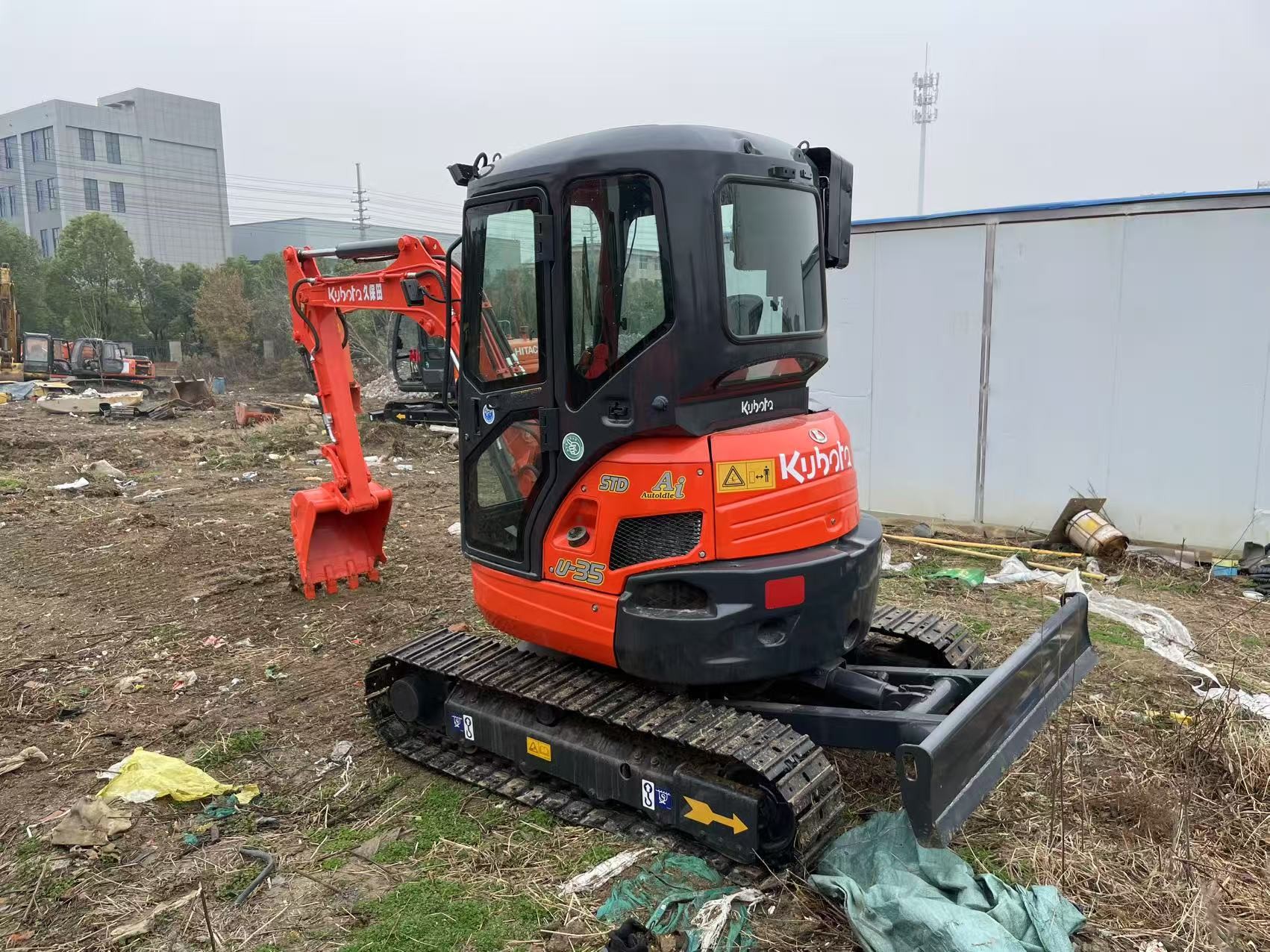 2022 Year Used Kubota U-35 Excavators 3.5 Tons Second Hand Crawler Digger