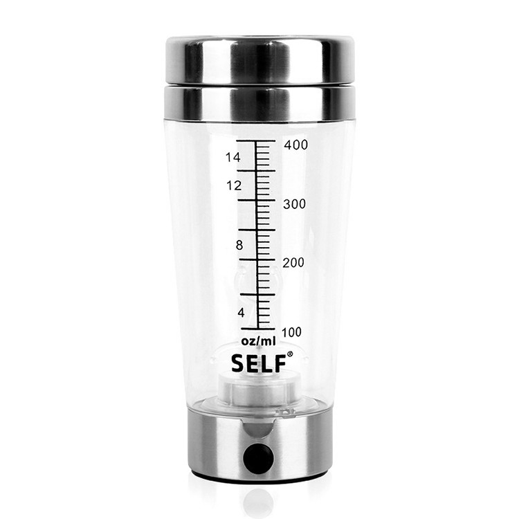 15oz Automatic Transparent Electric Mixing Bottle 400ml Mixing Coffee Cup