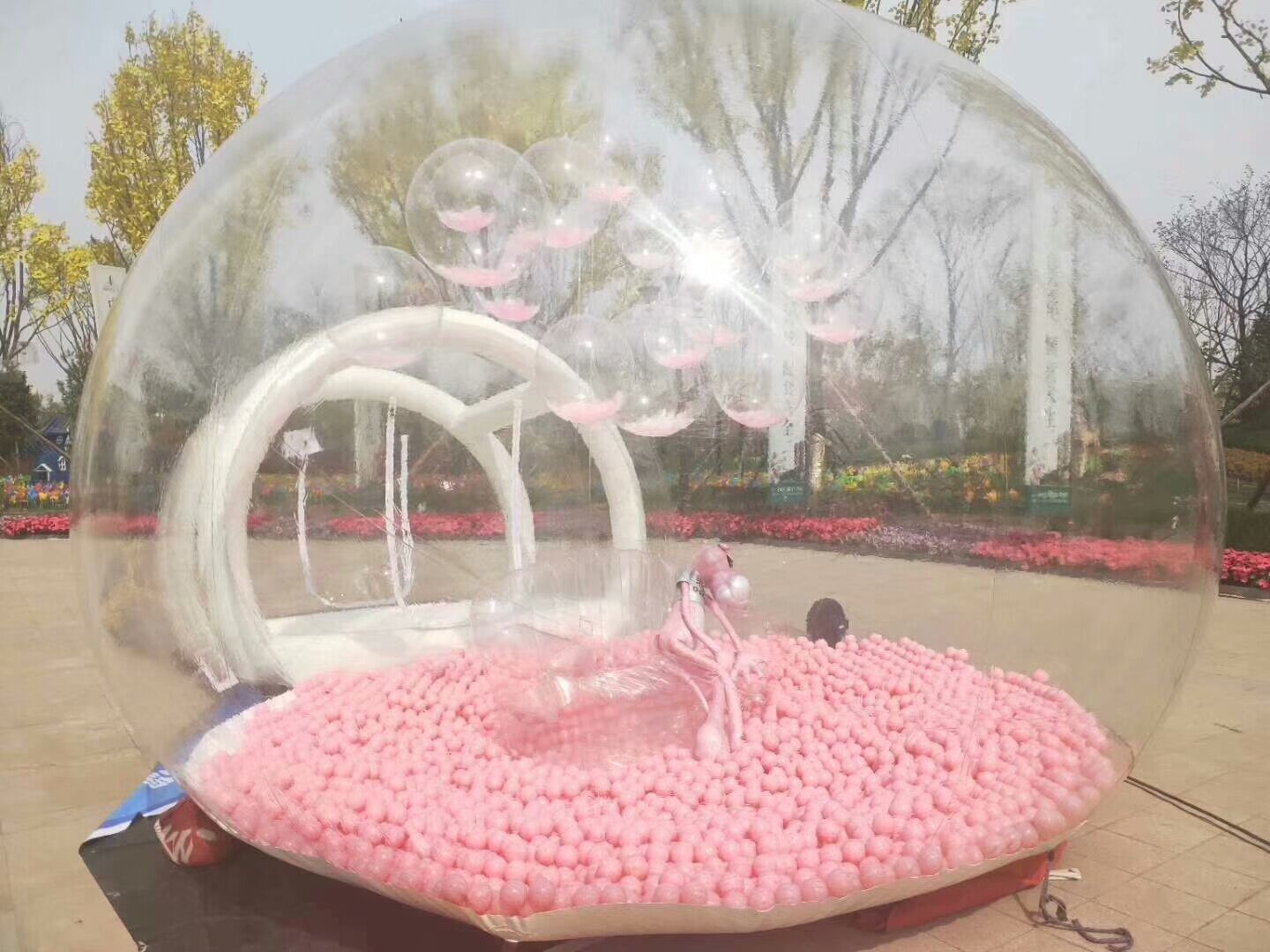 4M*4M Lower Toxicity Clear Inflatable Lawn Tent Environmental Concerns Inflatable Party Tent