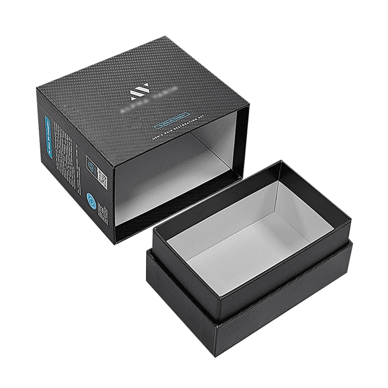 Embossing Rigid Small Jewelry Packaging Boxes Square Sliding Out Jewelry Boxes