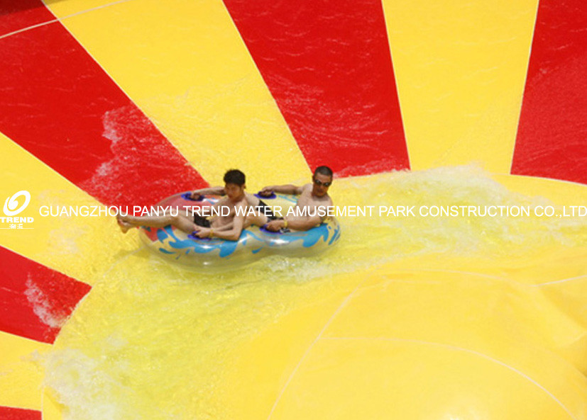 Space Bowl Water Slide Games , Fiberglass Pool Slides 30mx72m Floor Space