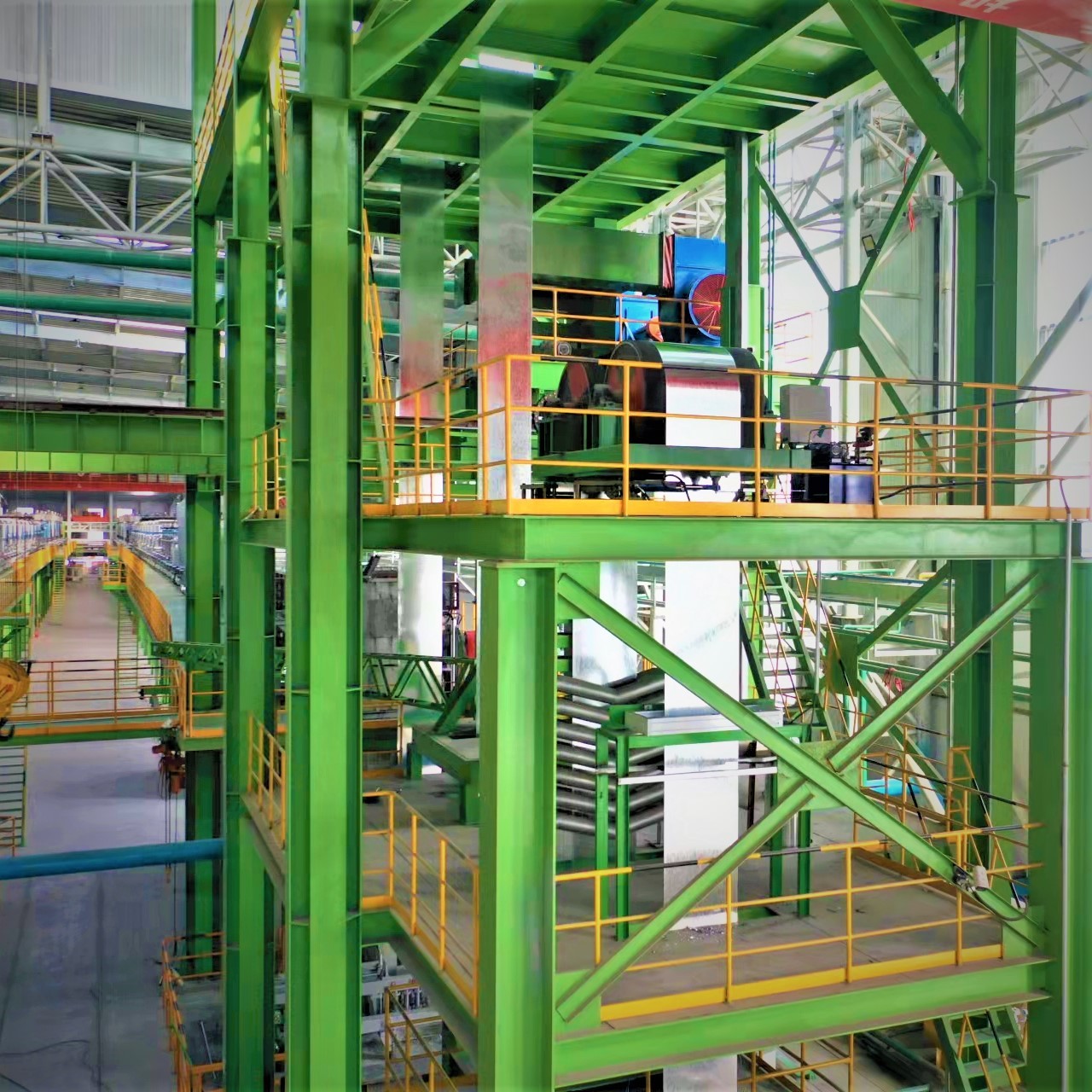 Continuous Hot Dip Galvanising Line 0.7-1.7mm 450mm 120000TPY Steel Metal