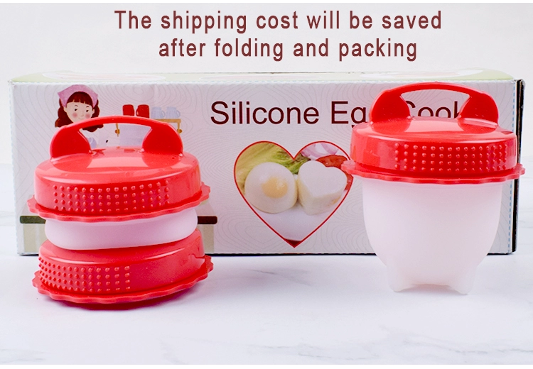 6Pcs Egg Cooker Silicone Household Products Hard Boiled Egg Silicone Cups