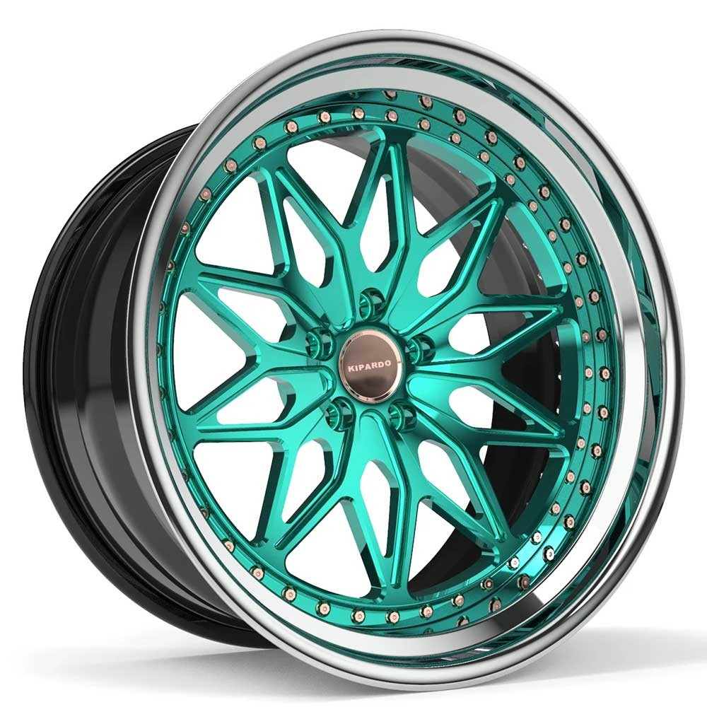 19" 24" Aluminum Alloy 3 Piece Forged Wheels