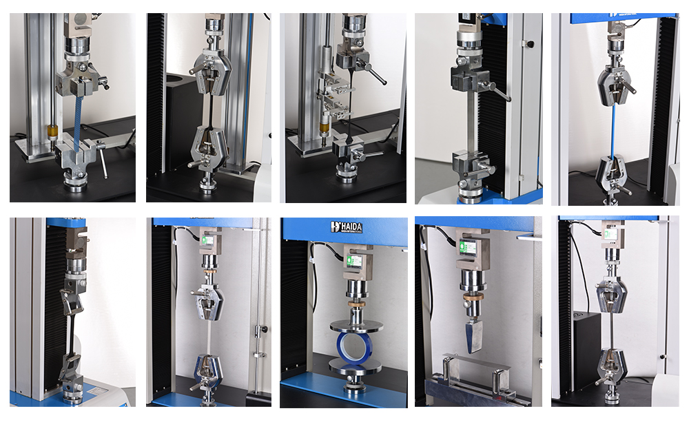 tensile test machine fixtures
