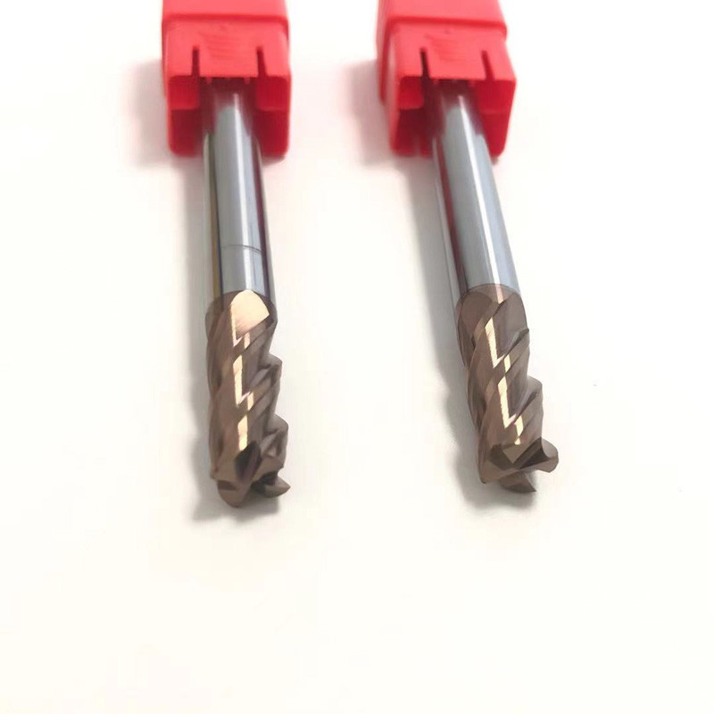 Tungsten Carbide 4 Flute 6mm Solid End Mills For Steel Hardened Steel