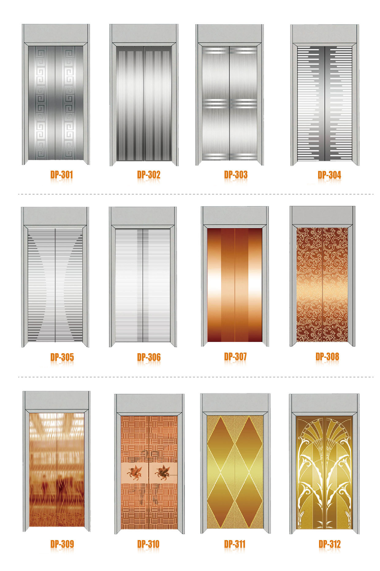 AISI 201 Elevator Stainless Steel Sheet 304 316L 8k Mirror Etched