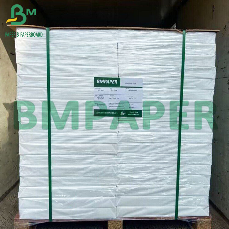 220gsm Top Coated Thermal Synthetic Paper With Hot Melt Thermal PP Roll Paper (6)