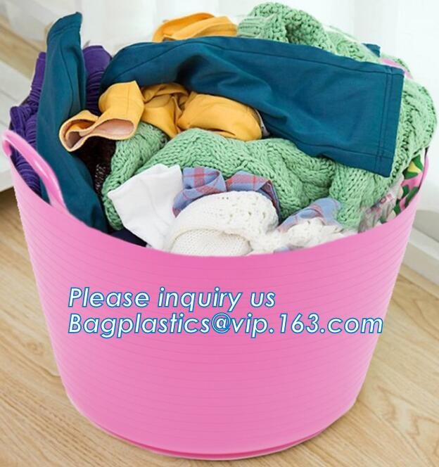 Household free sample woven plastic storage basket laundry storage basket, Foldable Storage laundry Baskets Storage Bask