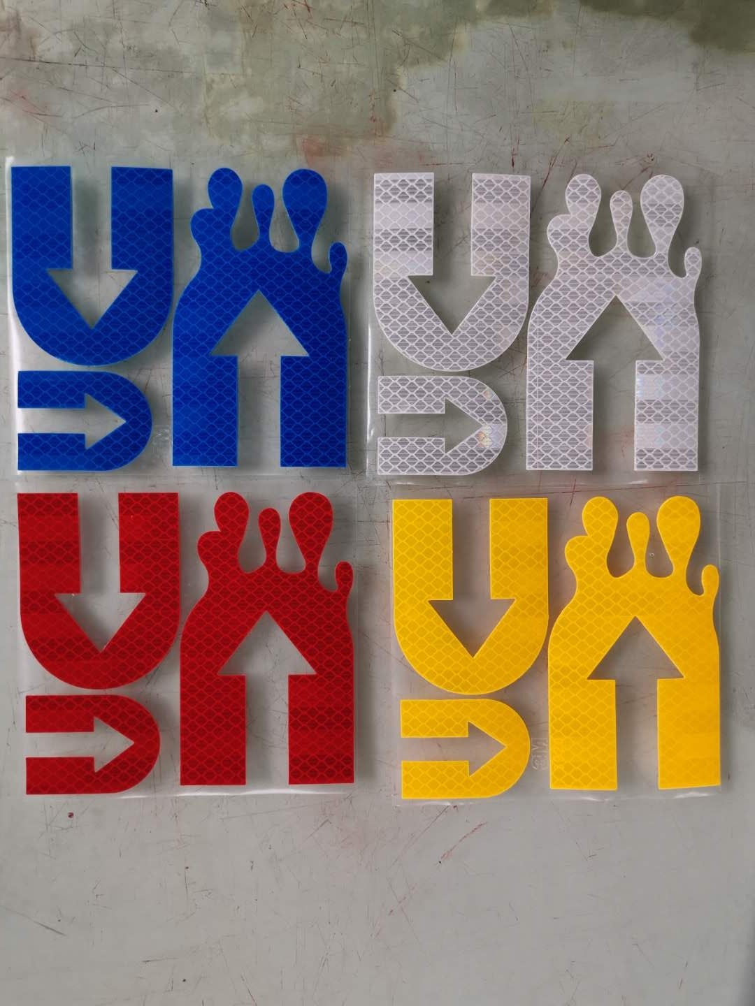 High Brightness Reflective Tape Stickers Reflective PVC
