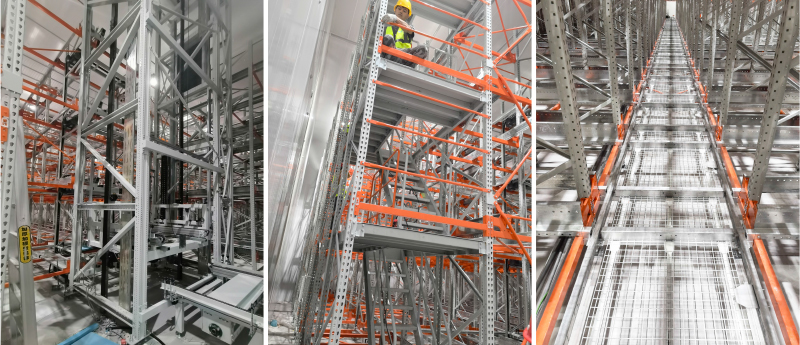 Four Way Radio Shuttle Racking ASRS Pallet Runner Rack  4 Way Radio Shuttle Racking