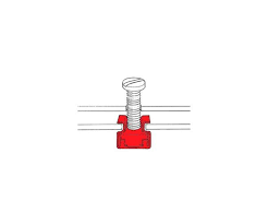 Metric Measurement System Stainless Steel Square Cage Nut Clip Nut for Brass Products