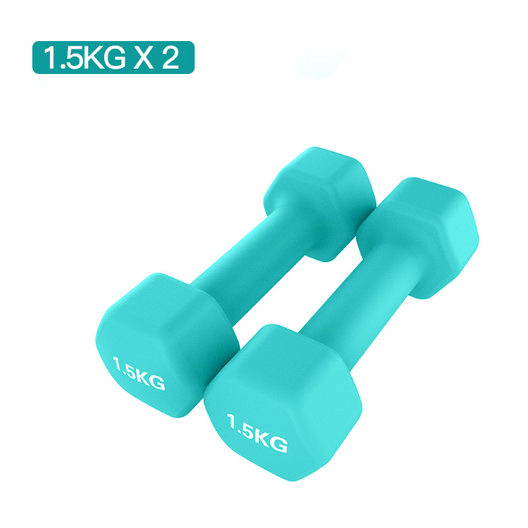 1kg Multi Color Fitness Neoprene Dumbbell Pink Muscle Strength