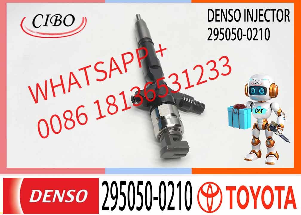 Common Rail Injetor 295050-0210 For TOYOTA 1KD-FTV 23670-39365 23670-30400 23670-30410
