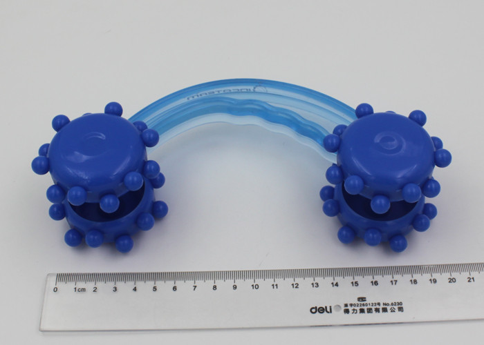 Multifunction Double Head Hand Held Body Massager With Silk Screen Logo