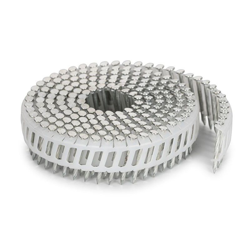 FAP Collated Coil Nails Hot Dipped Galvanized 2.5 x 32mm For Thin Metal