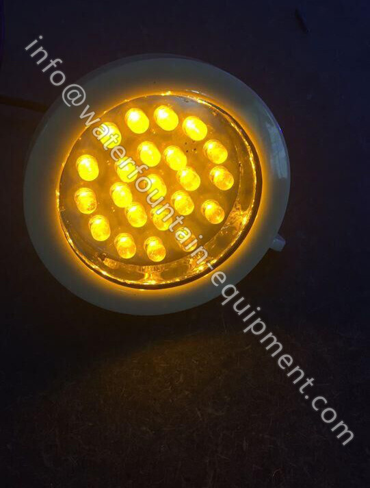 Dia 95mm ABS Underwater Fountain Lights Single / Multi Color Pure White 3W