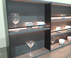 Kitchen Cabinet Multifunctional Light Background 3 Organizer Cabinet Shelf