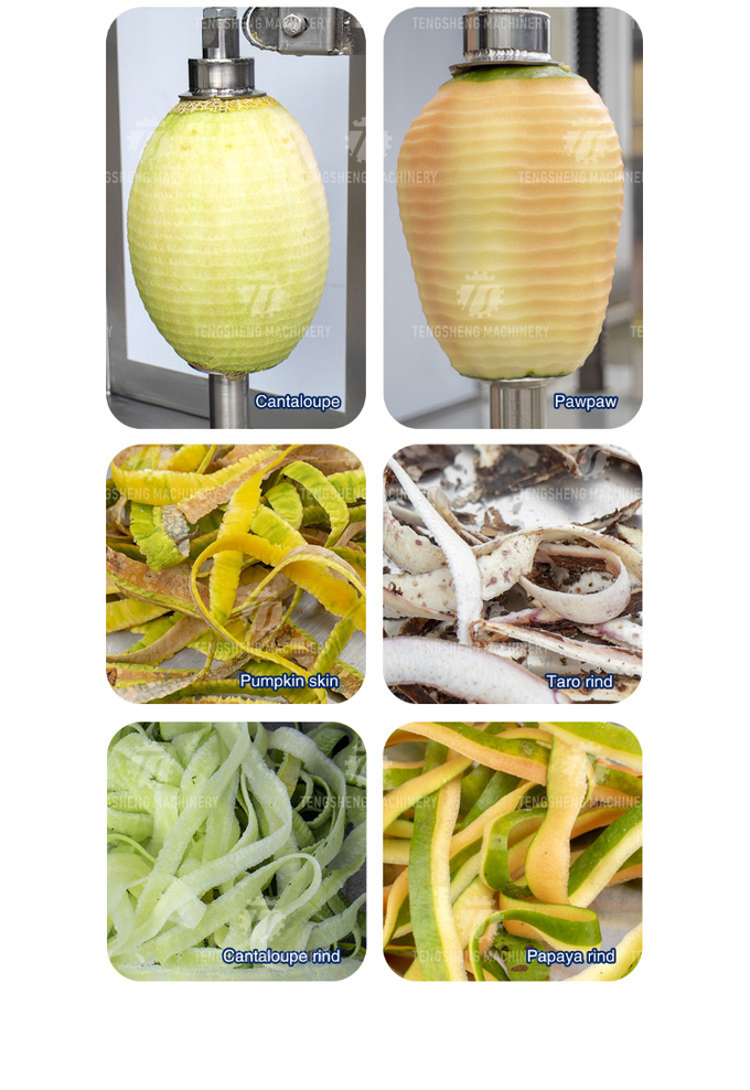 1.0KW 90KG Factory direct small single - head peeler commercial pineapple papaya taro peeling peeling equipment