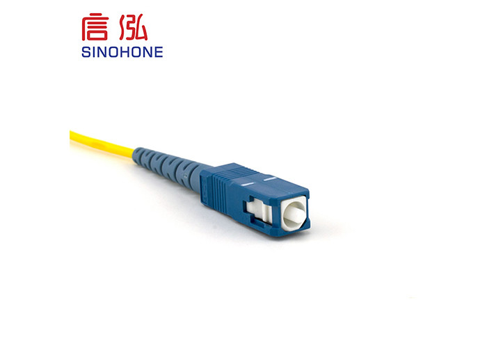 Gigabit Ethernet LC Fiber Optic Cable , Simplex Fiber Optic Cable