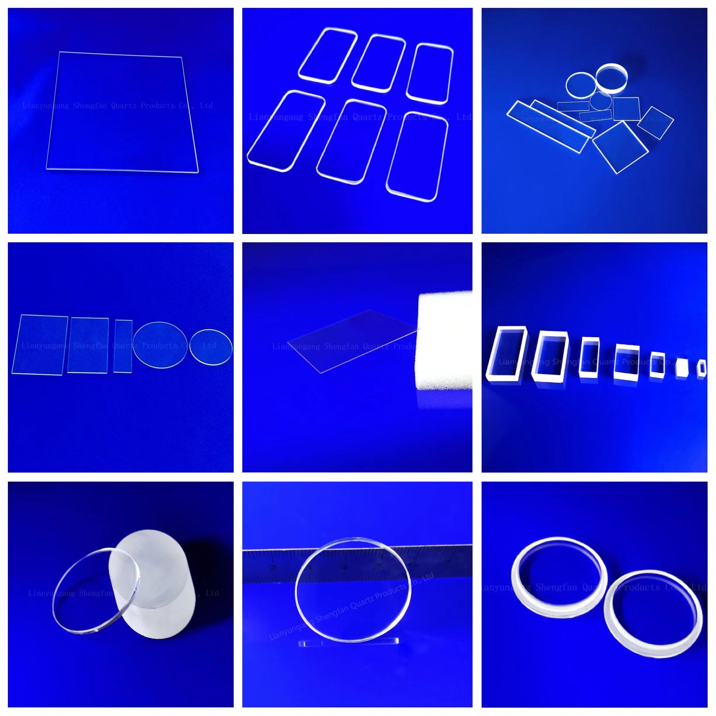 Wholesale Customized Optical Quartz Window Fused Silica Quartz Plate