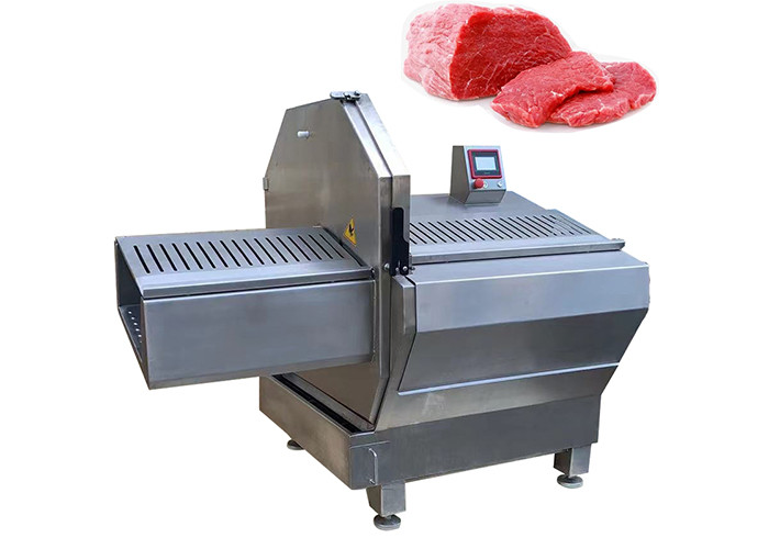 304 Stainless Steel Frozen Meat Beef Slicer For Restaurant Food Beverage Shops Farms