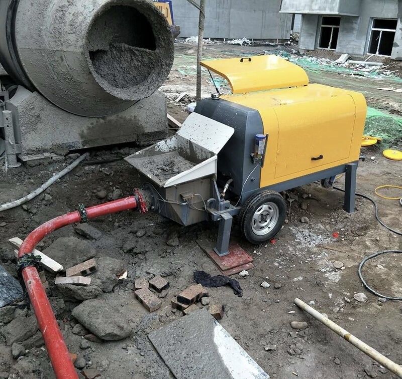 37KW XDEM Concrete Delivery Pump 15Mpa 30 Cubic Meters Drag Pump