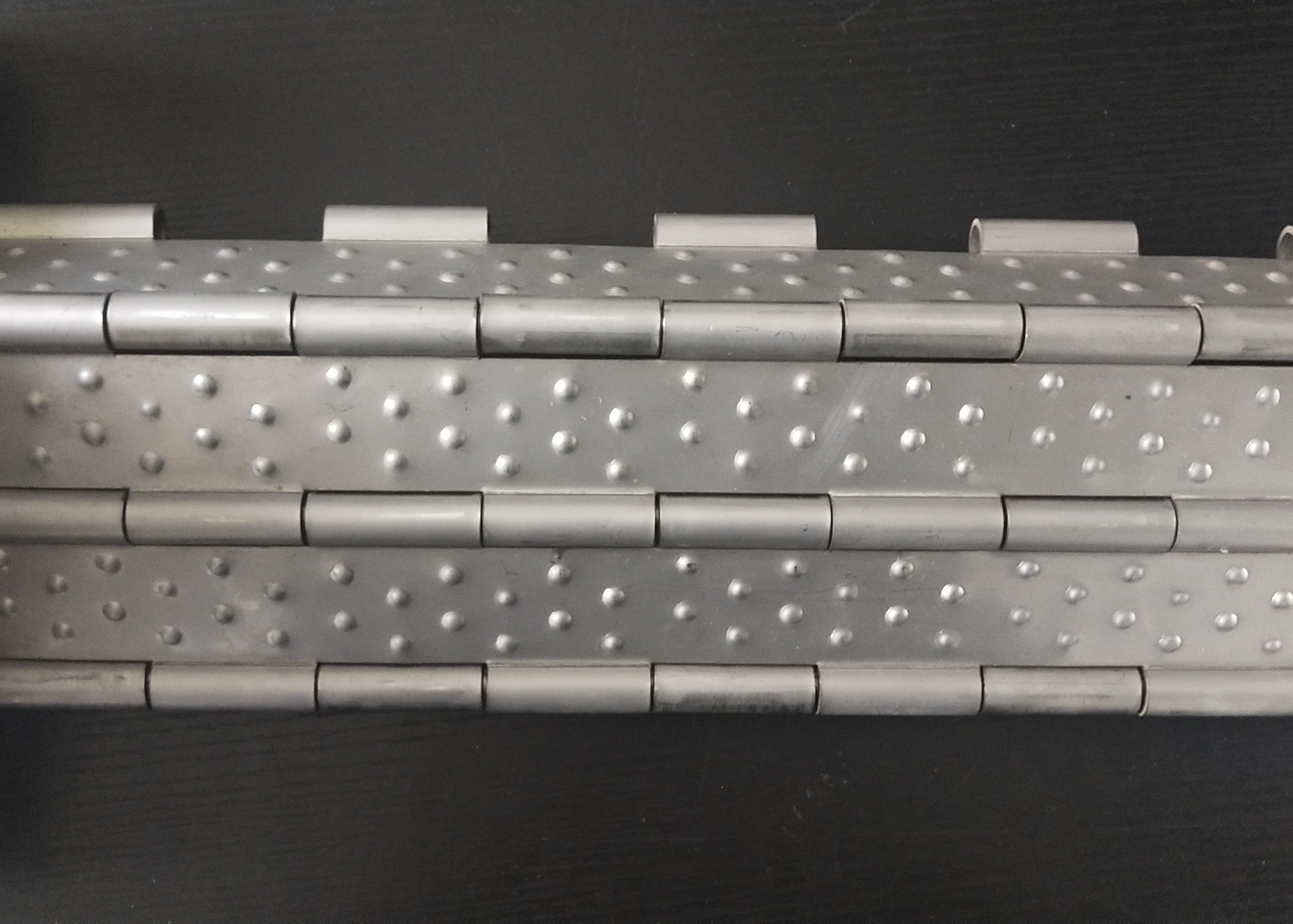 Perforated Stainless Steel 304 Plate Link Conveyor Belt
