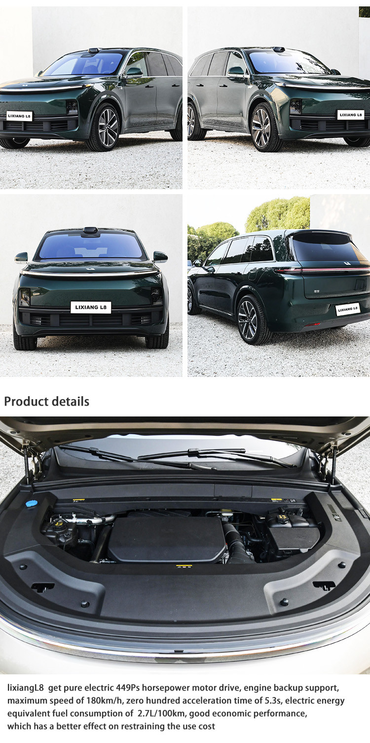 Long Rang Lixiang L8 Pro Hybrid Electric SUV Cars New Energy Vehicle