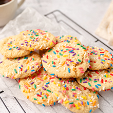Small Treats White Bakery Cookie Boxes with Window 4x4x2.5 Inches Customized Packaging