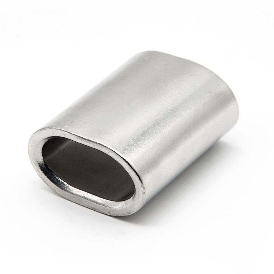 Durable Single Hole Oval Aluminum Sleeve Wire Rope