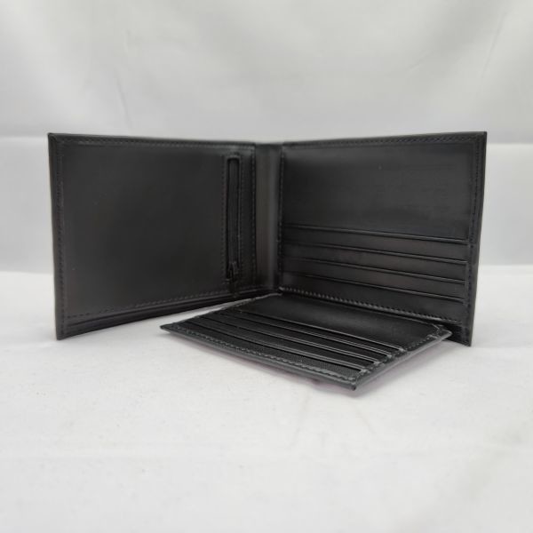 Leather Black Purses Card Holder Wallet For Men WA22