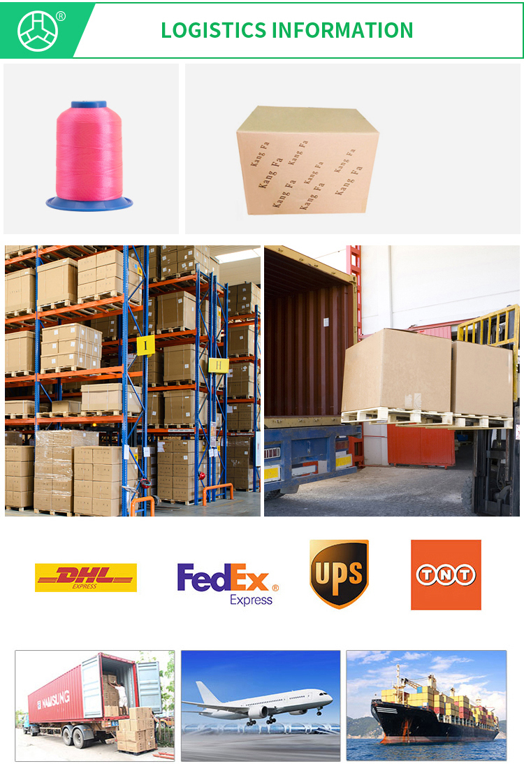 UV Protect 210D 1300m Cone Length Polyester Sewing Thread for High Strength Coat Shoes