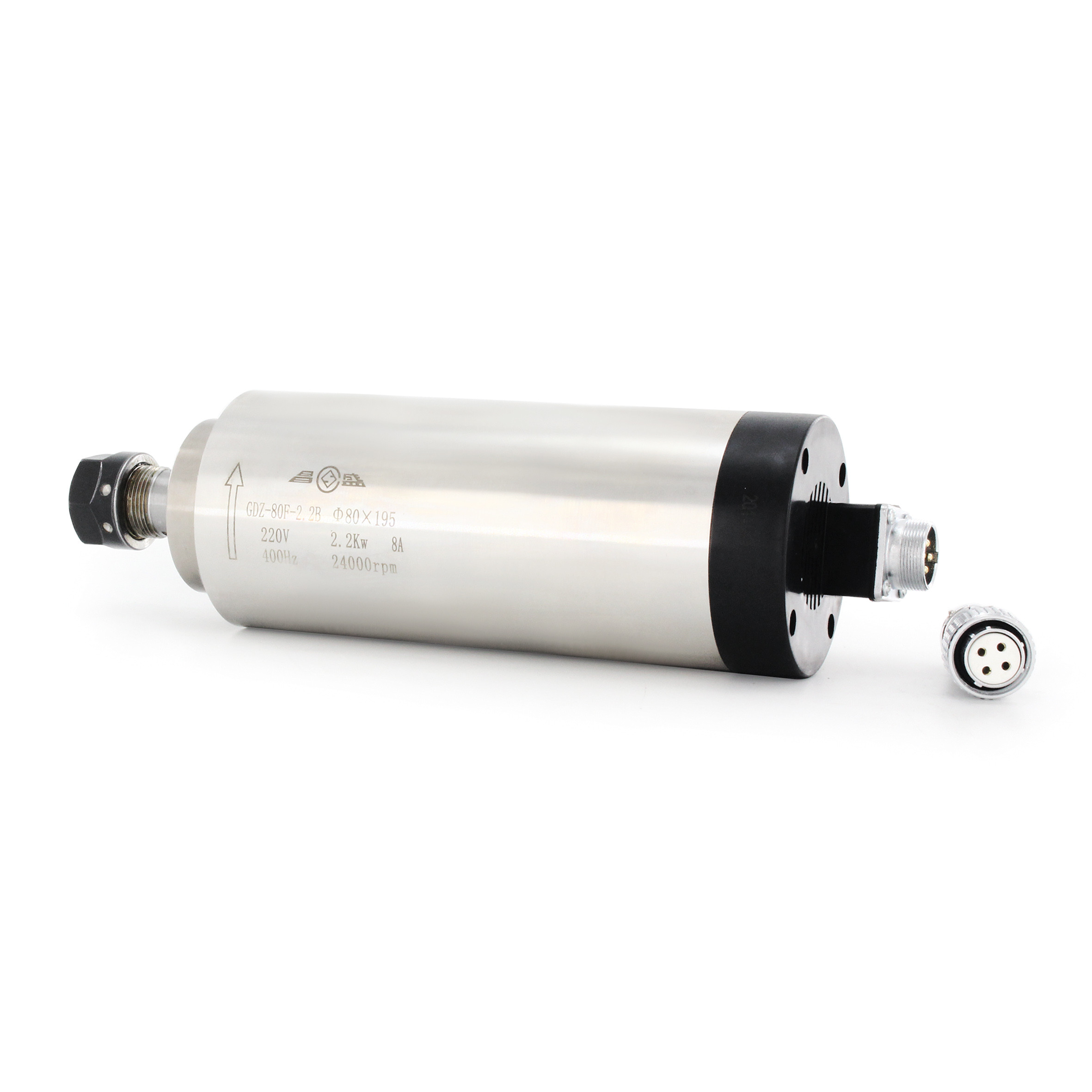 Stainless Steel CNC Spindle Motor ER20 24000RPM For Wood Engraving Milling