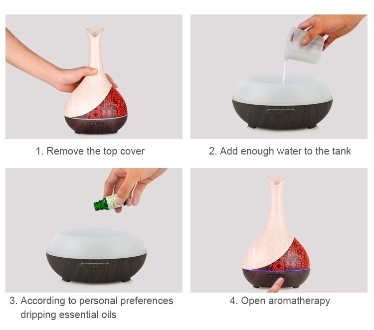 Wireless 300ml Smart WiFi Essential Oil Diffuser