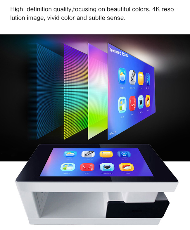 43 Inch Windows Board Dining Lcd Table Kiosk Interactive Multi Top Coffee Smart Touch Screen Table 