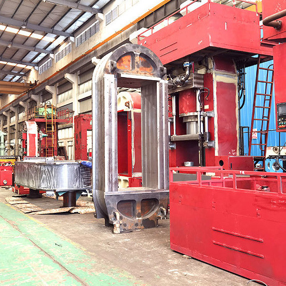 Heavy Duty Hydraulic Press Machine 4 Column Double Action For Door Lock