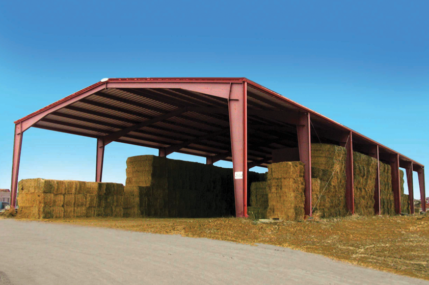 Light Steel Structure Prefabricated Warehouse Building With C.Z Shape Steel Channel Purlin