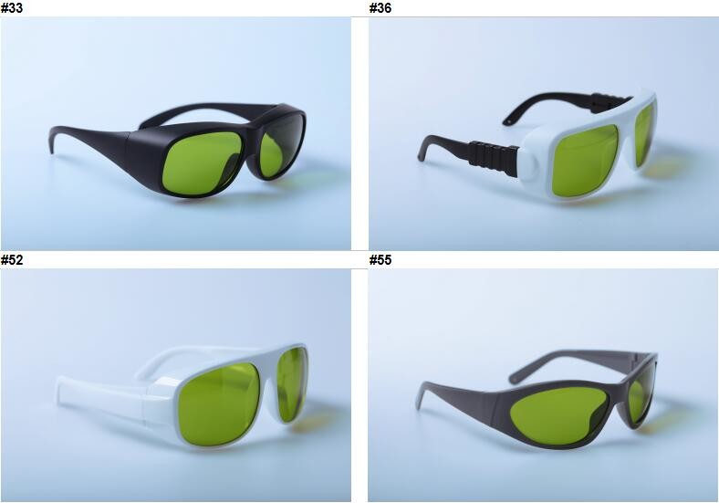 Laser Pointer Safety Glasses For Alexandrite, Diodes, ND: YAG Protect Laser Wavelength 740-1100nm