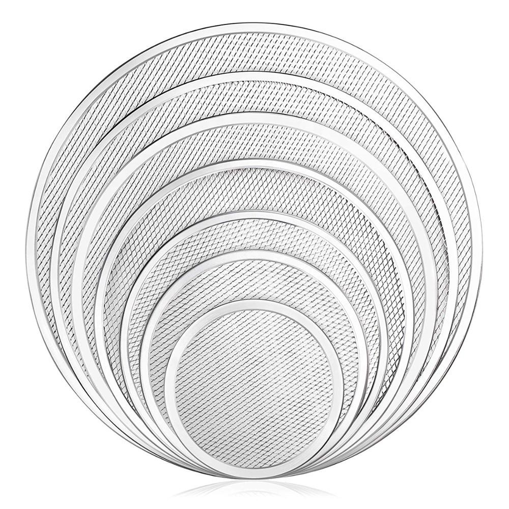 Food Grade Wire Mesh Filter Disc , Stainless Steel / Aluminum Pizza Screen