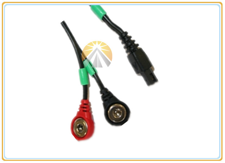 Medical Therapy ECG Lead Wires , CEFAR COMPEX 6 Pin ECG Patient Cable Leadwire