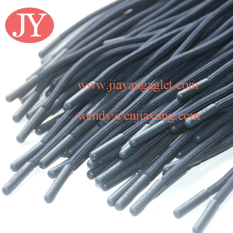Jiayang plastic tip ends type of drawstring for swimwear for men injection one set cord with tip