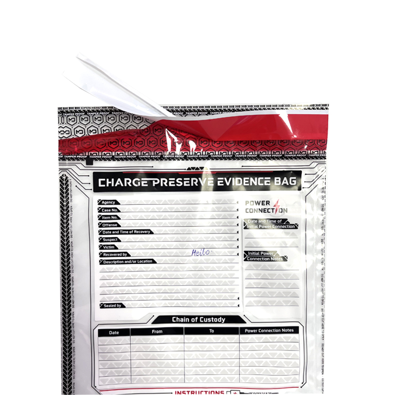 Evidence Cash Bag Customized Color for Secure Tamper Evident Bank Pouch and Collectio