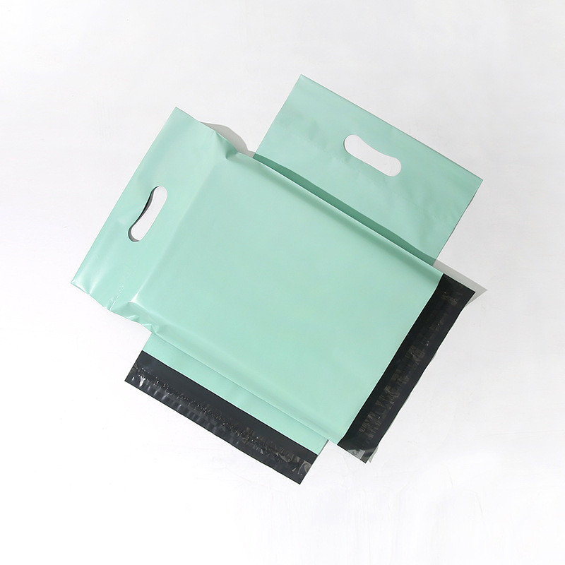 12 Silk 14 Silk Poly Mailing Bags With Handle Strong Adhesive Tear Proof