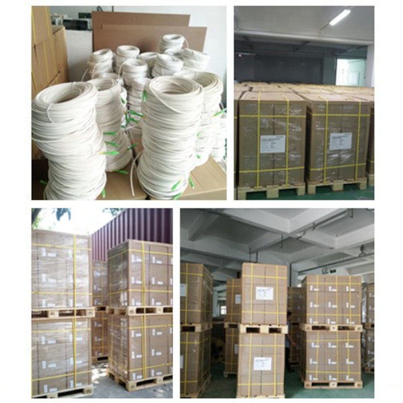 Bow Type Drop Black FTTH Fiber Optic Cable 2 Core FRP GJYXCH