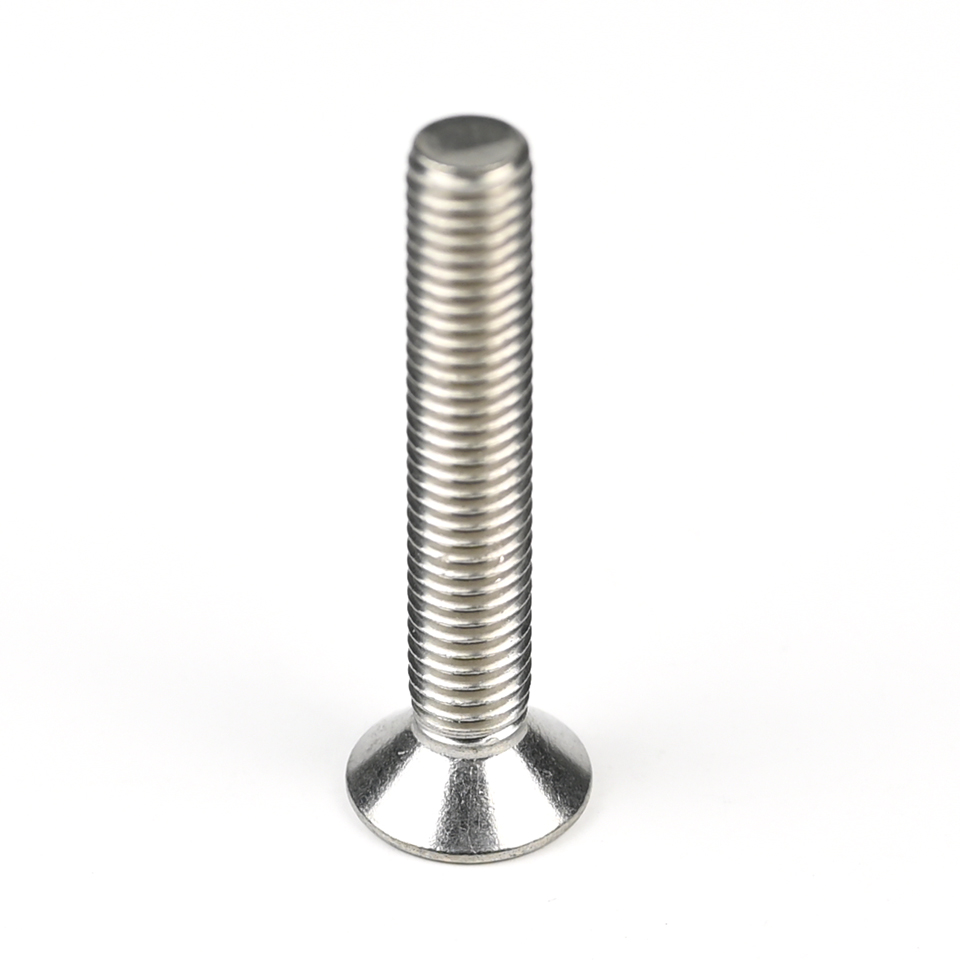 Stainless Steel Flat Machine Screw DIN 7991 Hex Socket Screws with Customized Support